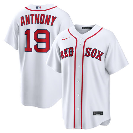 Youth Boston Red Sox #19 Roman Anthony Nike White Home Replica Jersey