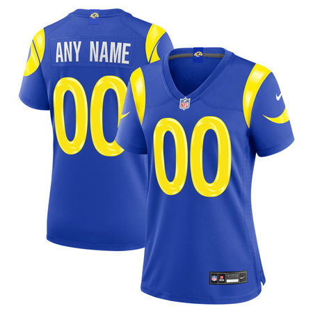 Women's Los Angeles Rams Nike Royal Game Custom Jersey