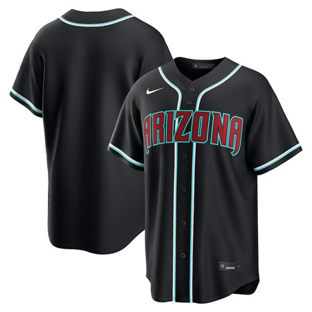 Men's Arizona Diamondbacks Nike Fashion Replica Black Out Jersey