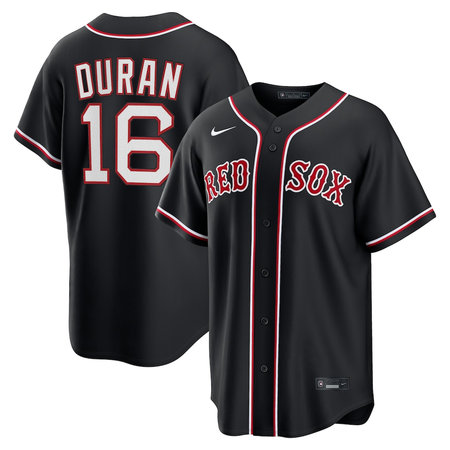 Youth Boston Red Sox #16 Jarren Duran Nike Black Fashion Replica Player Jersey