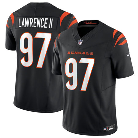Youth Cincinnati Bengals #97 Dexter Lawrence II Black 2026 F.U.S.E. Vapor Untouchable Limited Stitched Football Jersey