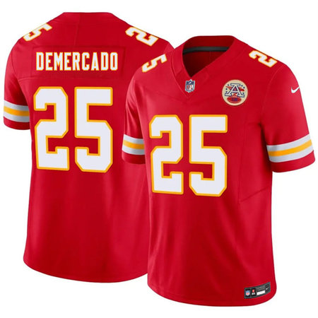 Youth Kansas City Chiefs #25 Emari Demercado Red 2026 F.U.S.E. Vapor Untouchable Limited Stitched Football Jersey