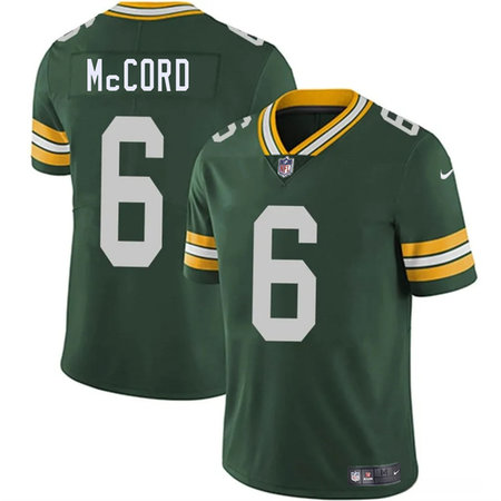 Youth Green Bay Packers #6 Kyle McCord Green 2026 Vapor Untouchable Limited Stitched Football Jersey