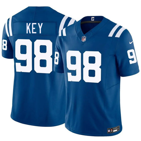 Youth Indianapolis Colts #98 Arden Key Blue 2026 F.U.S.E. Vapor Limited Stitched Football Jersey