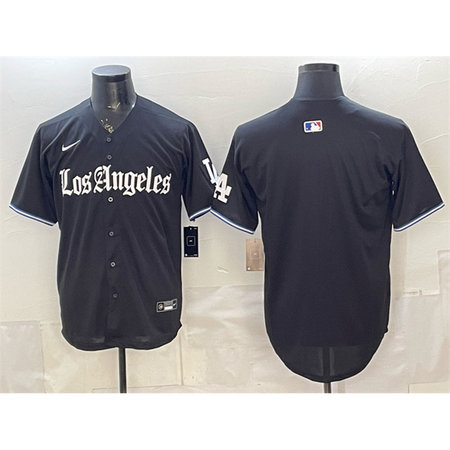 Youth Los Angeles Dodgers Black "Gothic Edition" Vapor Premier Limited Stitched Baseball Jersey