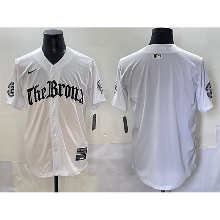 Youth New York Yankees White "Gothic Legacy Edition" Vapor Premier Limited Stitched Baseball Jersey