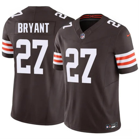 Youth Cleveland Browns #27 Myles Bryant Brown 2026 F.U.S.E. Vapor Limited Stitched Football Jersey