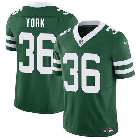 Youth New York Jets #36 Cade York Green 2026 F.U.S.E. Vapor Untouchable Limited Stitched Jersey