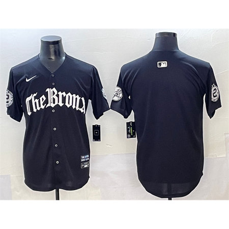 Youth New York Yankees Black "Gothic Legacy Edition" Vapor Premier Limited Stitched Baseball Jersey