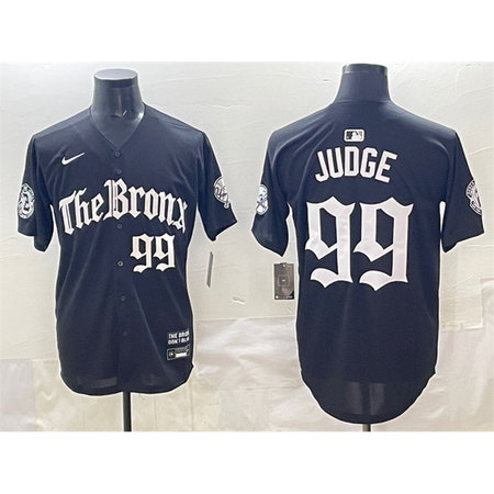 Youth New York Yankees #99 Aaron Judge Black "Gothic Legacy Edition" Vapor Premier Limited Stitched Baseball Jersey