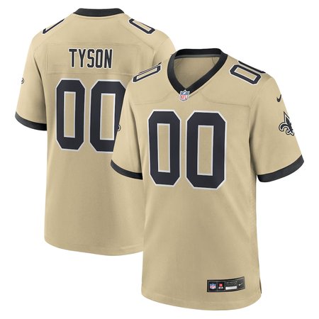 Men's New Orleans Saints Jordyn Tyson Gold 2026 NFL Draft Game Jersey