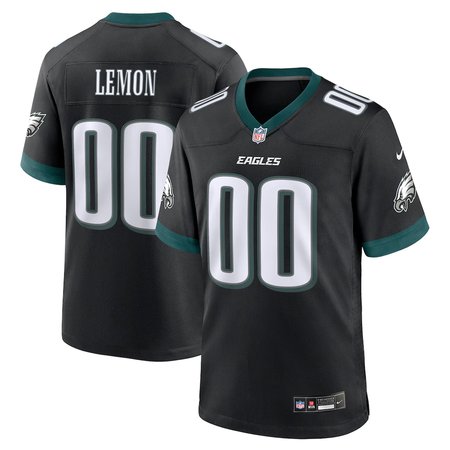 Men's Philadelphia Eagles Makai Lemon Black 2026 NFL Draft Game Jersey