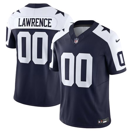 Men's Dallas Cowboys Malachi Lawrence Navy 2026 NFL Draft Vapor F.U.S.E. Limited Jersey