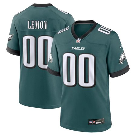 Men's Philadelphia Eagles Makai Lemon Green 2026 NFL Draft Game Jersey