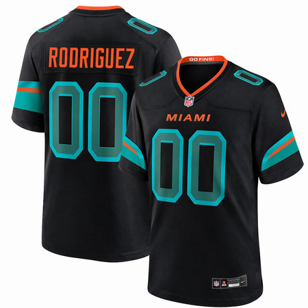 Youth Miami Dolphins Jacob Rodriguez Black 2026 NFL Draft Game Jersey
