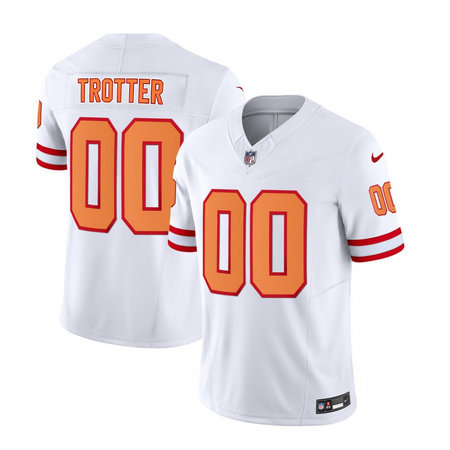 Men's Tampa Bay Buccaneers Josiah Trotter White 2026 NFL Draft Vapor F.U.S.E. Limited Jersey