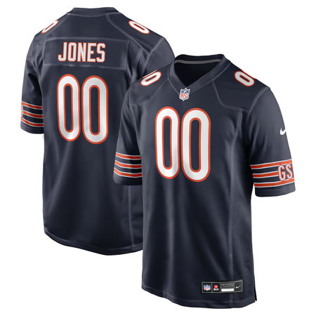 Men's Chicago Bears Logan Jones Navy 2026 NFL Draft Game Jersey