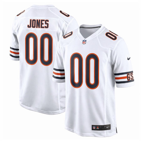 Youth Chicago Bears Logan Jones White 2026 NFL Draft Game Jersey