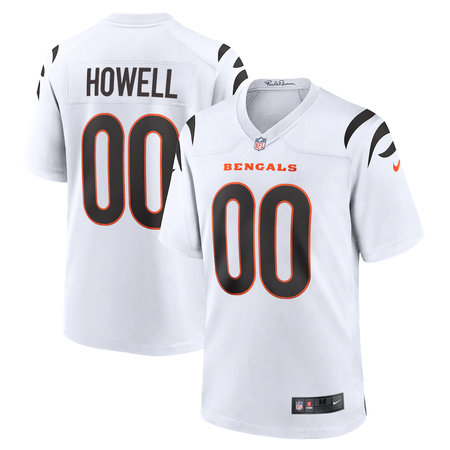 Men's Cincinnati Bengals Cashius Howell White 2026 NFL Draft Game Jersey