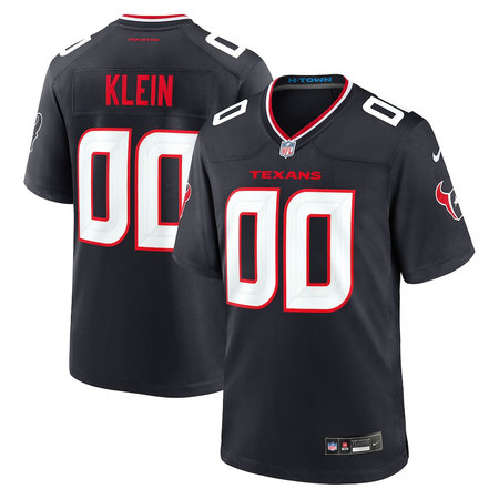 Youth Houston Texans Marlin Klein Black 2026 NFL Draft Game Jersey