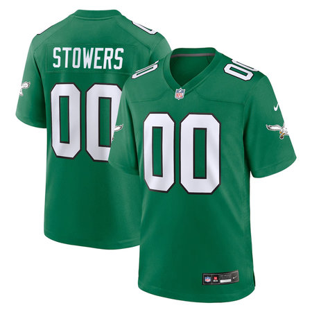 Youth Philadelphia Eagles Eli Stowers Green 2026 NFL Draft Game Jersey