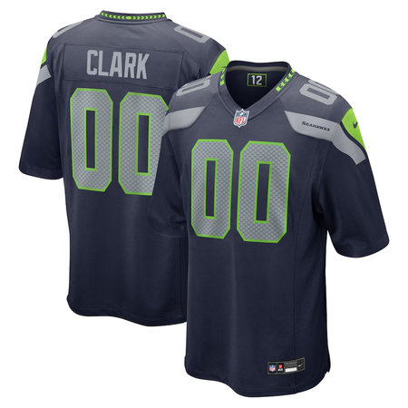 Men's Seattle Seahawks Bud Clark Navy 2026 NFL Draft Game Jersey