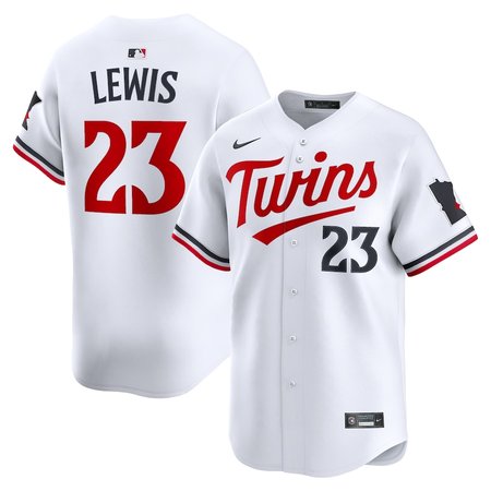 Men's Minnesota Twins #23 Royce Lewis Nike White Home Limited Player Jersey