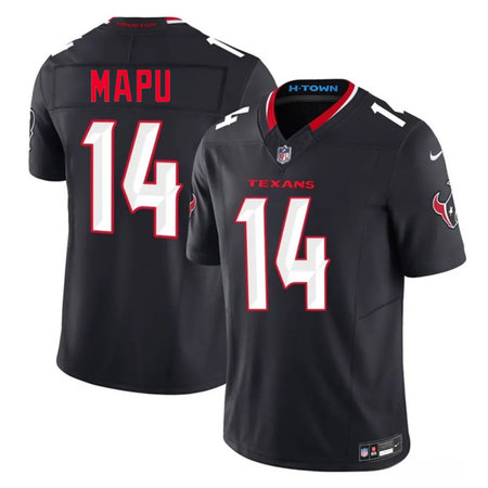 Men's Houston Texans #14 Marte Mapu Navy 2026 NFL Draft Vapor F.U.S.E. Limited Jersey