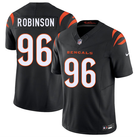Men's Cincinnati Bengals #96 Landon Robinson Black 2026 NFL Draft Vapor F.U.S.E. Limited Jersey