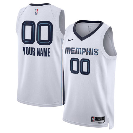 Youth Memphis Grizzlies Nike White Swingman Association Edition Custom Jersey