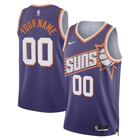 Youth Phoenix Suns Nike Purple Swingman Icon Edition Custom Jersey