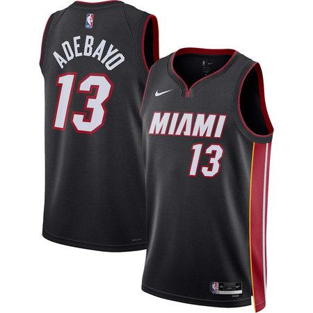 Women's Miami Heat #13 Bam Adebayo Nike Black Swingman Icon Edition Jersey