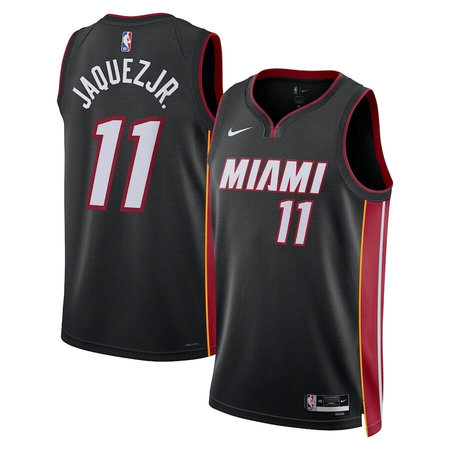 Youth Miami Heat #11 Jaime Jaquez Jr. Nike Black Swingman Icon Edition Jersey