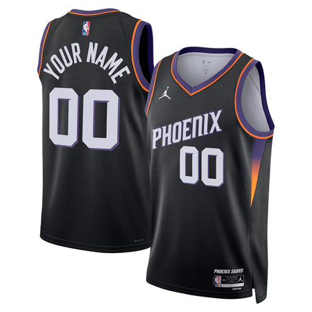 Youth Phoenix Suns Nike Black Swingman Statement Edition Custom Jersey