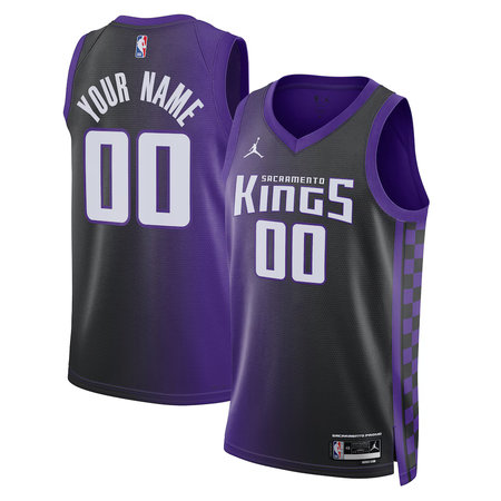 Youth Sacramento Kings Purple Swingman Statement Edition Custom Jersey
