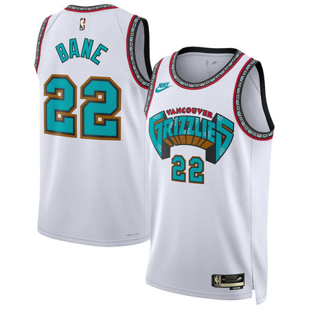 Youth Memphis Grizzlies #22 Desmond Bane White Swingman Classic Edition Jersey