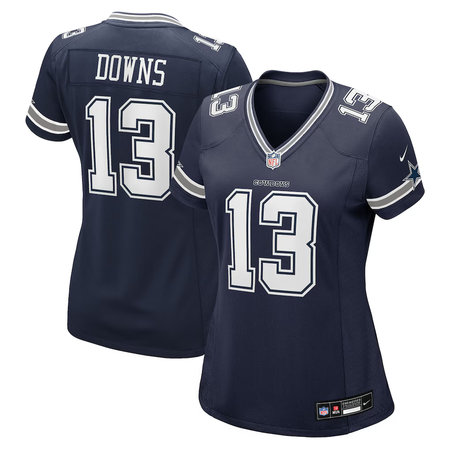 Women's Dallas Cowboys #13 Caleb Downs Nike Navy Game Jersey