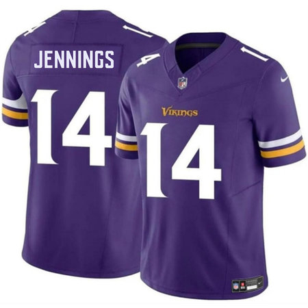 Youth Minnesota Vikings #14 Jauan Jennings Purple 2026 Vapor F.U.S.E. Limited Stitched Jersey