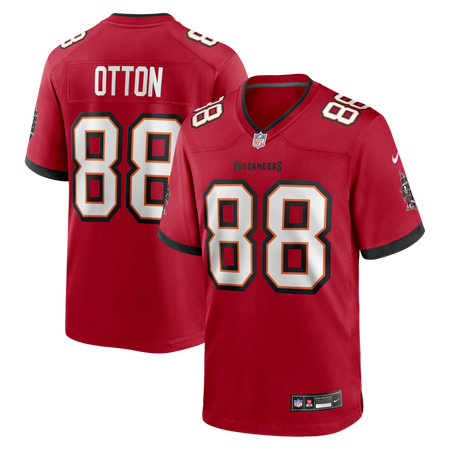 Men's Tampa Bay Buccaneers #88 Cade Otton Nike Red Game Player Jersey