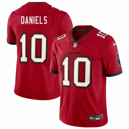 Men's Tampa Bay Buccaneers #10 Jalon Daniels Red 2026 Draft Vapor Limited Stitched Jersey