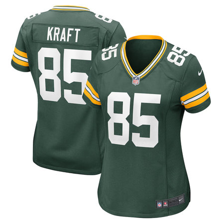 Women's Green Bay Packers #85 Tucker Kraft Nike Green Game Jersey