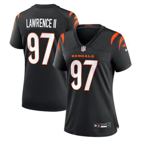 Women's Cincinnati Bengals #97 Dexter Lawrence II Nike Black Game Jersey
