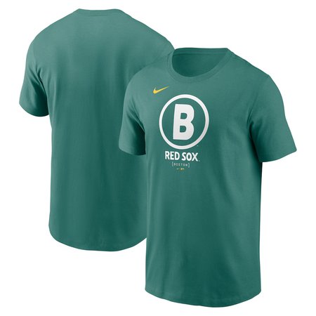 Men's Boston Red Sox Nike Green 2025 City Connect Logo T-Shirt