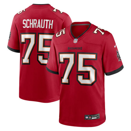 Youth Tampa Bay Buccaneers #75 Billy Schrauth Nike Red Game Jersey