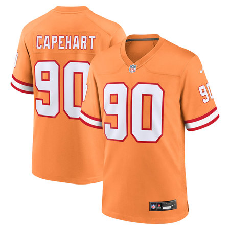 Youth Tampa Bay Buccaneers #90 DeMonte Capehart Nike Orange Alternate Game Jersey