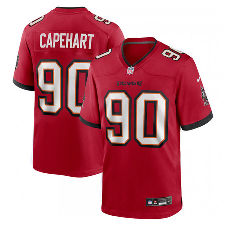 Youth Tampa Bay Buccaneers #90 DeMonte Capehart Nike Red Game Jersey