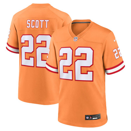 Youth Tampa Bay Buccaneers #22 Keionte Scott Nike Orange Alternate Game Jersey