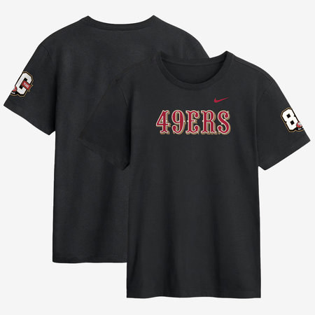 Men's San Francisco 49ers Nike Black 80th Anniversary Goal Line Stand T-Shirt