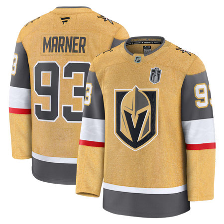 Youth Vegas Golden Knights #93 Mitch Marner Fanatics Gold 2026 Stanley Cup Final Jersey