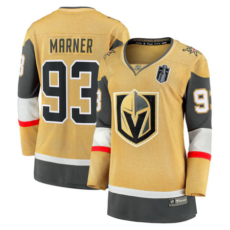 Women's Vegas Golden Knights #93 Mitch Marner Fanatics Gold 2026 Stanley Cup Final Jersey